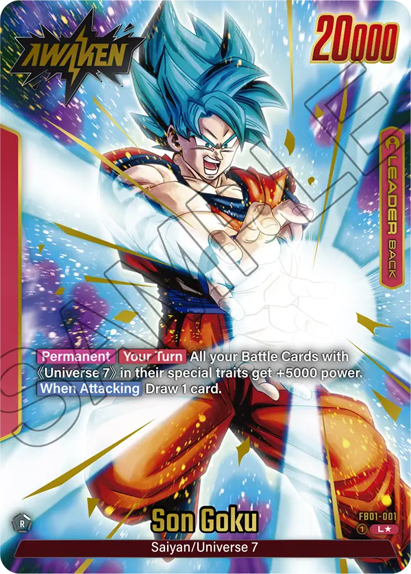 Son Goku (FB01 001) - Alt Art A1