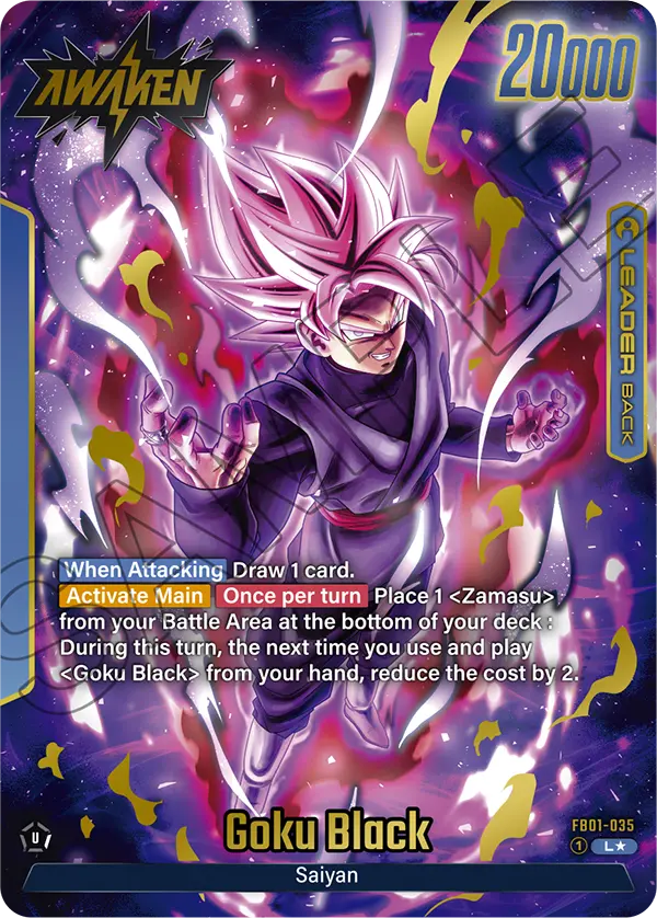 Goku Black (FB01 035) - Alt Art A1