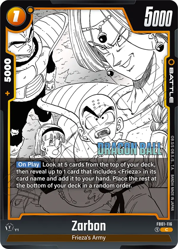 Zarbon (SB02 116) - Alt Art A2
