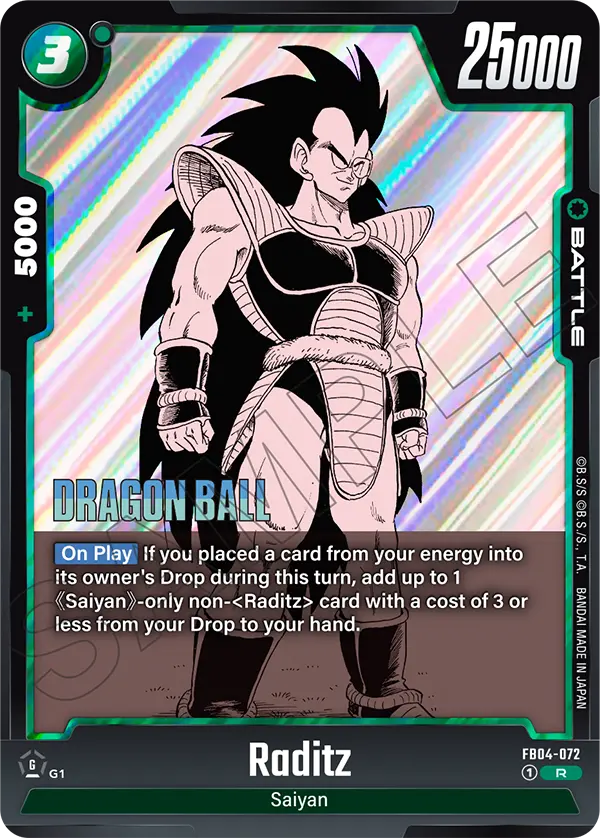 Raditz (SB01 072) - Alt Art A3