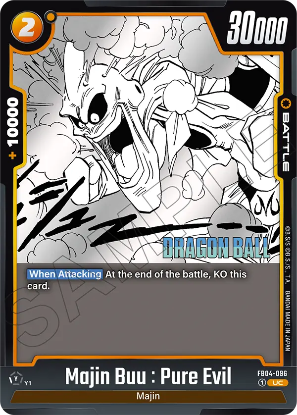 Majin Buu : Pure Evil (SB01 096) - Alt Art A1