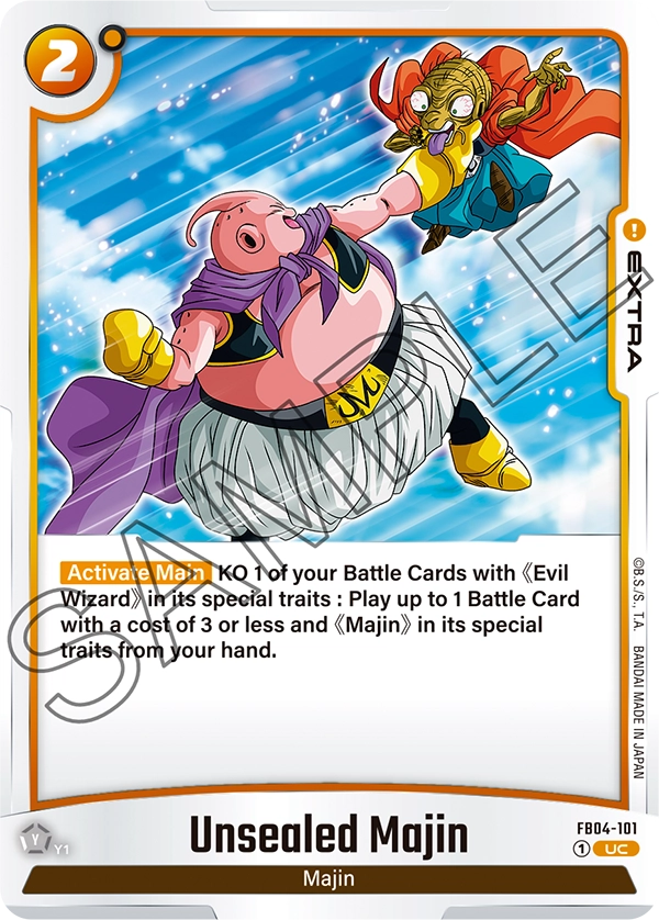 Unsealed Majin (FB04 101)