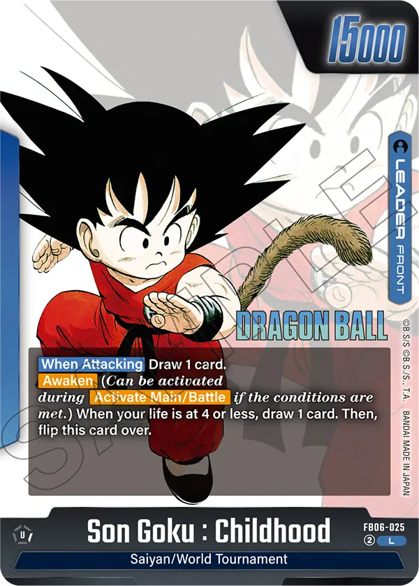 Son Goku : Childhood (SB01 025) - Alt Art A2