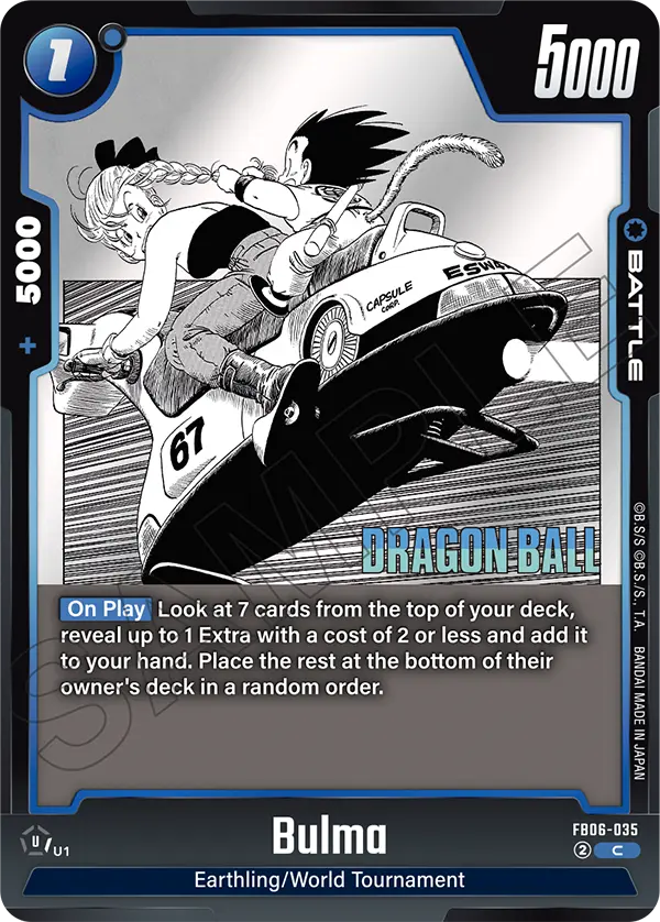 Bulma (SB01 035) - Alt Art A1
