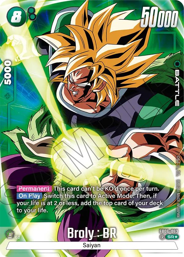 Broly : BR (FB06 063) - Alt Art A1