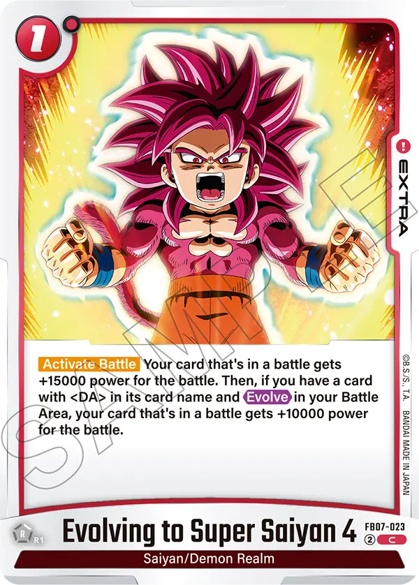 Evolving to Super Saiyan 4 (FB07 023)