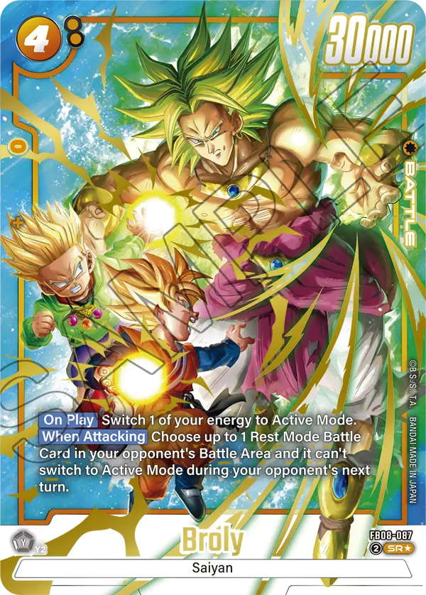 Broly (FB08 087) - Alt Art A1