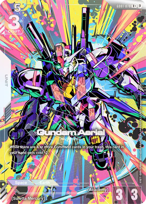 Gundam Aerial (GD01 070) - Alt Art A2
