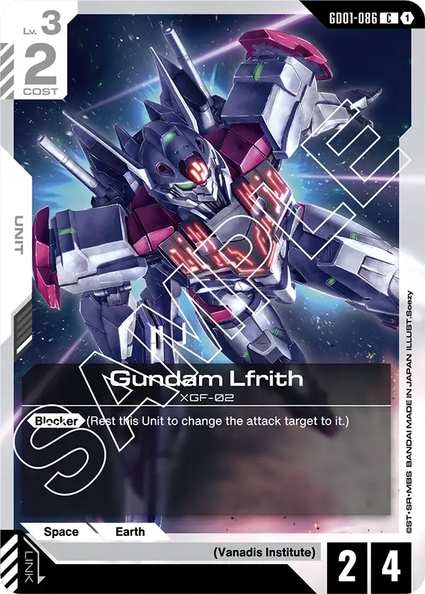 Gundam Lfrith (GD01 086)
