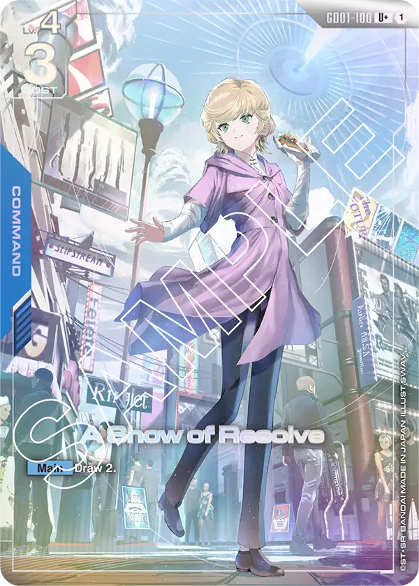 A Show of Resolve (GD01 100) - Alt Art A1