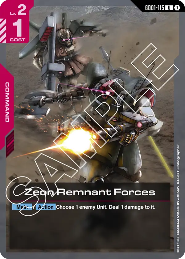 Zeon Remnant Forces (GD01 115)
