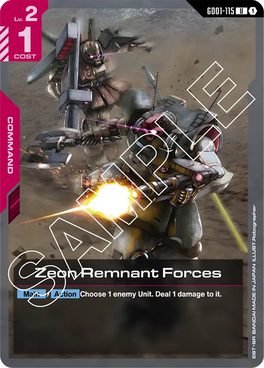 Zeon Remnant Forces (GD01 115)