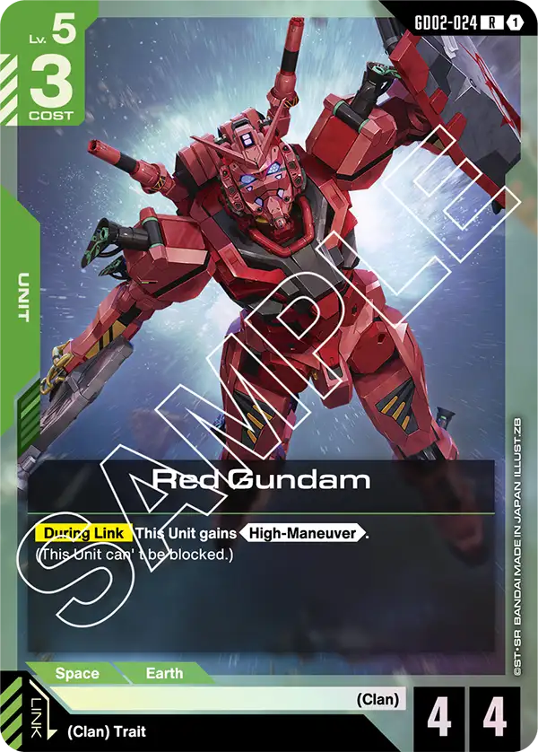 Red Gundam (GD02 024)