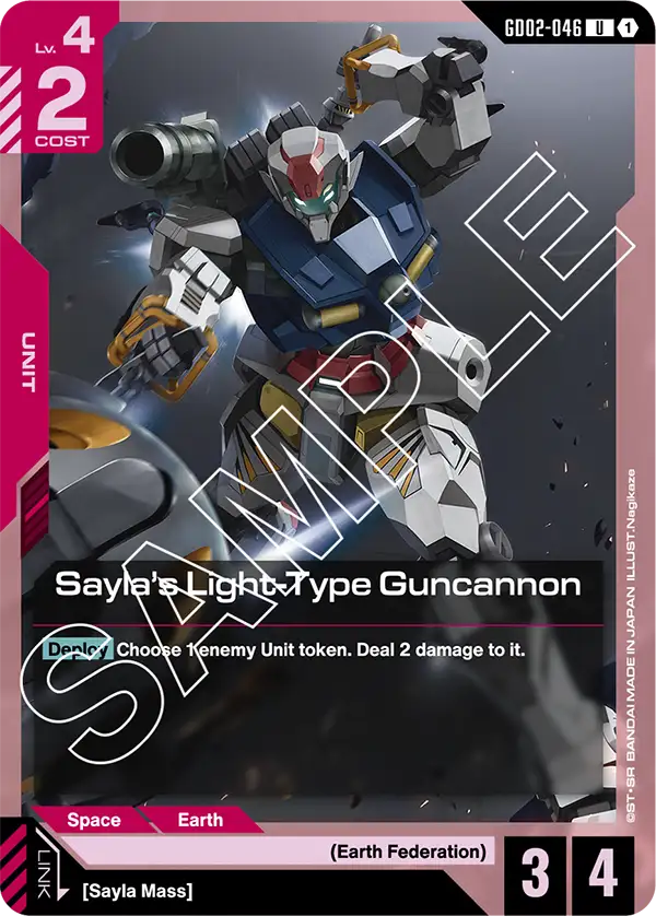 Sayla's Light-Type Guncannon (GD02 046)