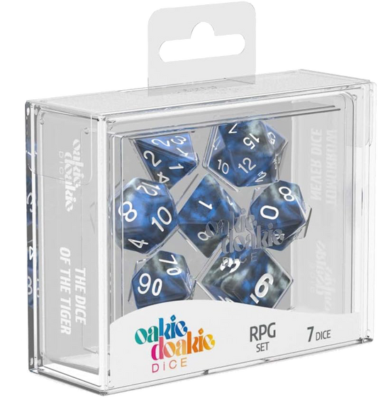 Oakie Doakie Dice - RPG Gemidice - Liquid Metal