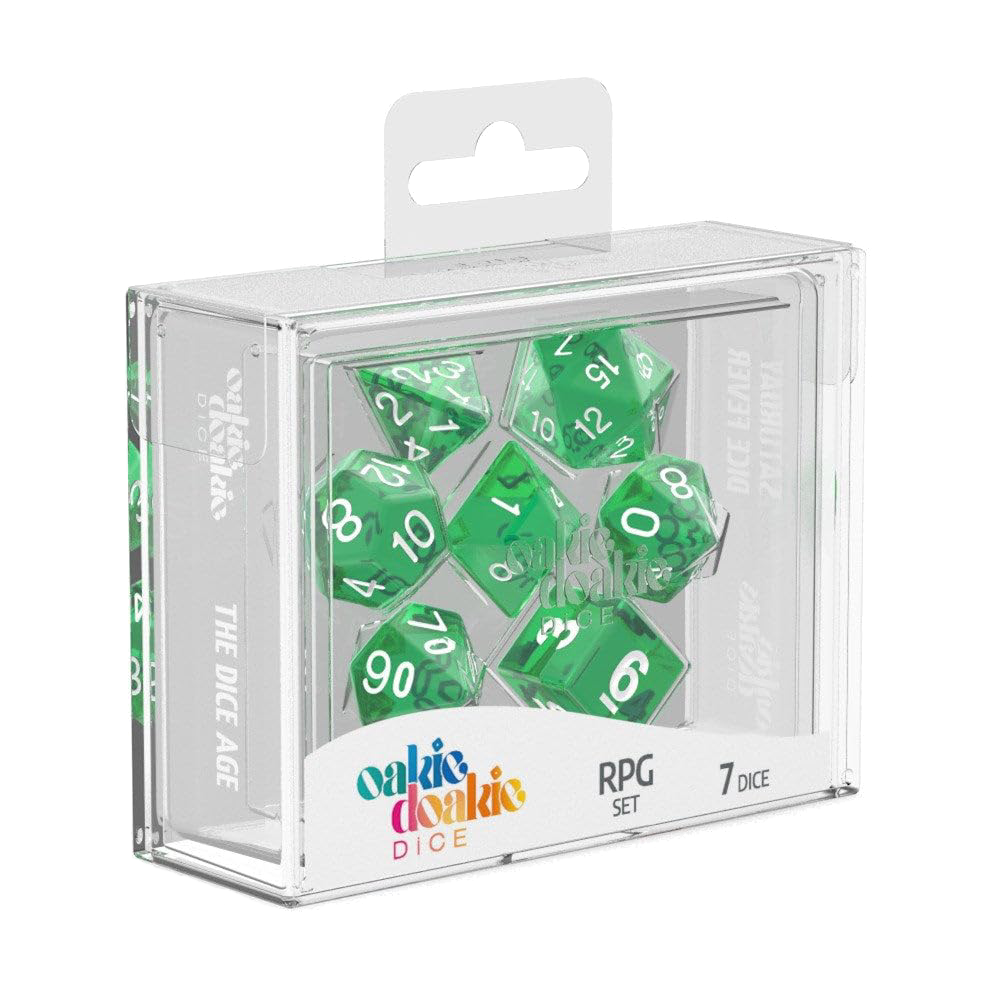 Oakie Doakie Dice - RPG Translucent - Green