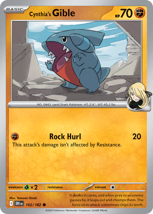 Cynthia's Gible [Destined Rivals-102]