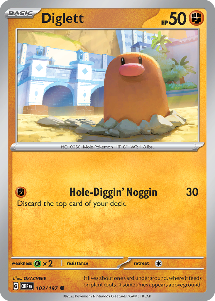 Diglett [Obsidian Flames-103]