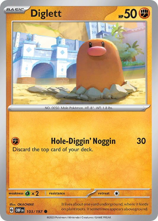 Diglett [Obsidian Flames-103]