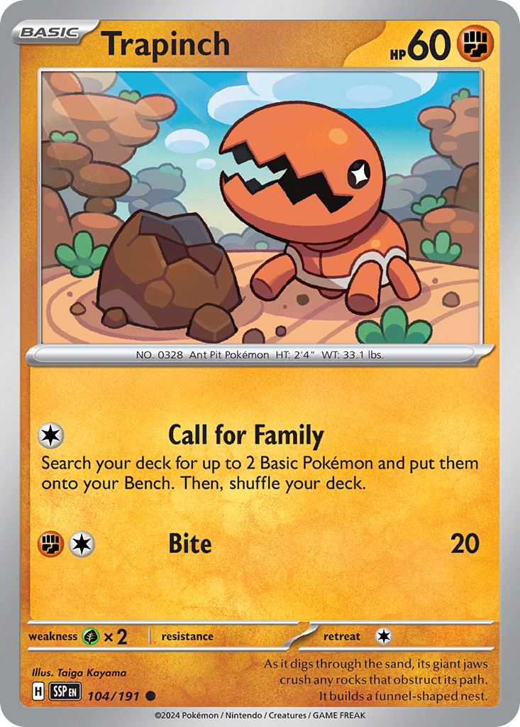 Trapinch [Surging Sparks-104]