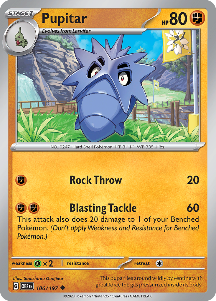Pupitar [Obsidian Flames-106]