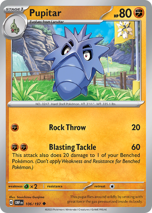 Pupitar [Obsidian Flames-106]