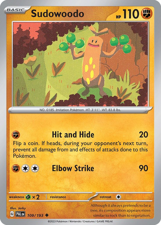 Sudowoodo [Paldea Evolved-109]