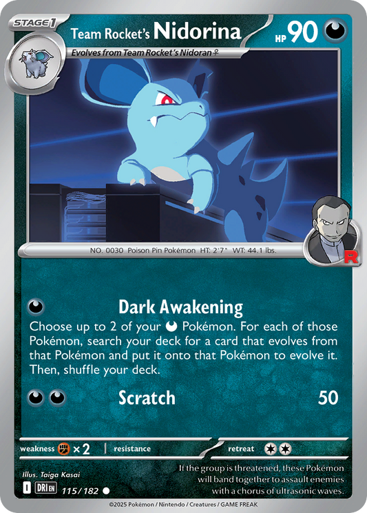 Team Rocket's Nidorina [Destined Rivals-115]