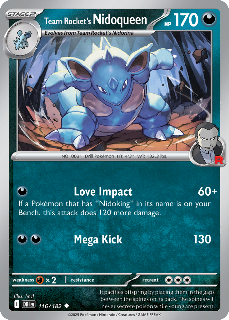 Team Rocket's Nidoqueen [Destined Rivals-116]