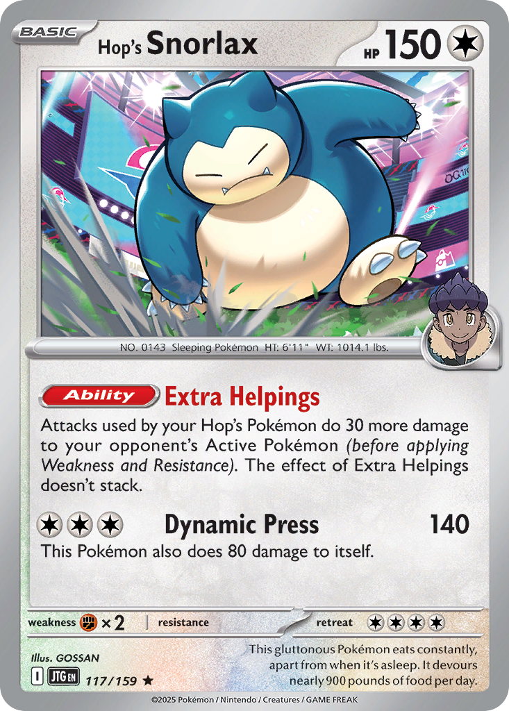 Hop's Snorlax [Journey Together-117]