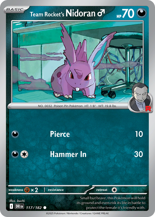 Team Rocket's Nidoran♂ [Destined Rivals-117]