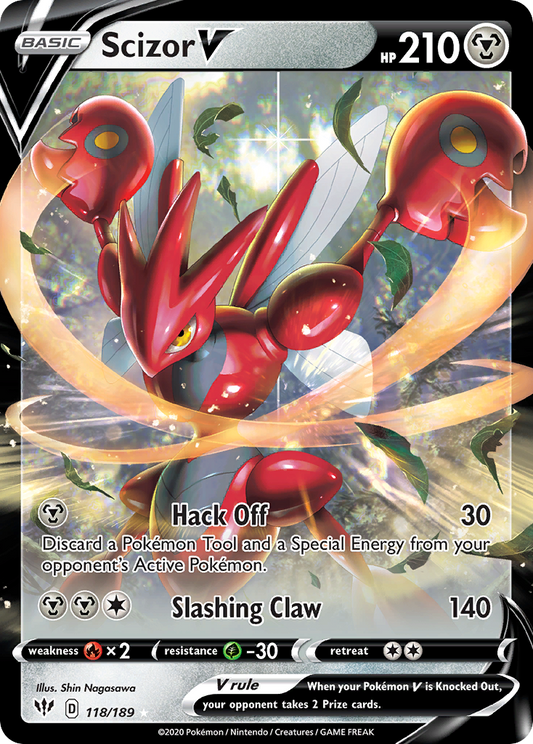 Scizor V [Darkness Ablaze-118]