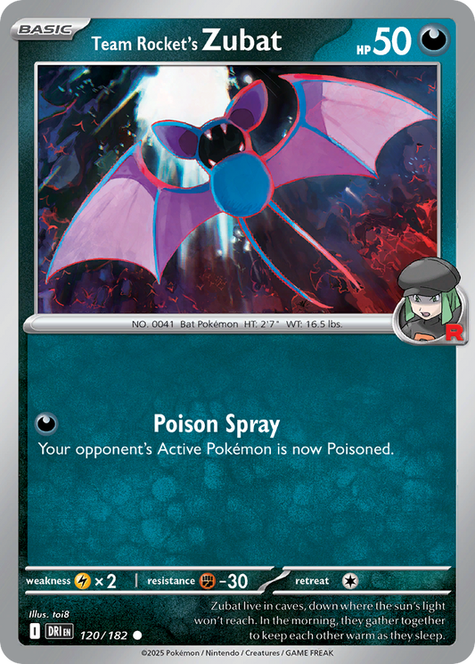 Team Rocket's Zubat [Destined Rivals-120]