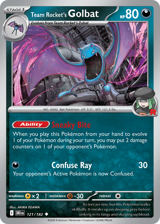 Team Rocket's Golbat [Destined Rivals-121]