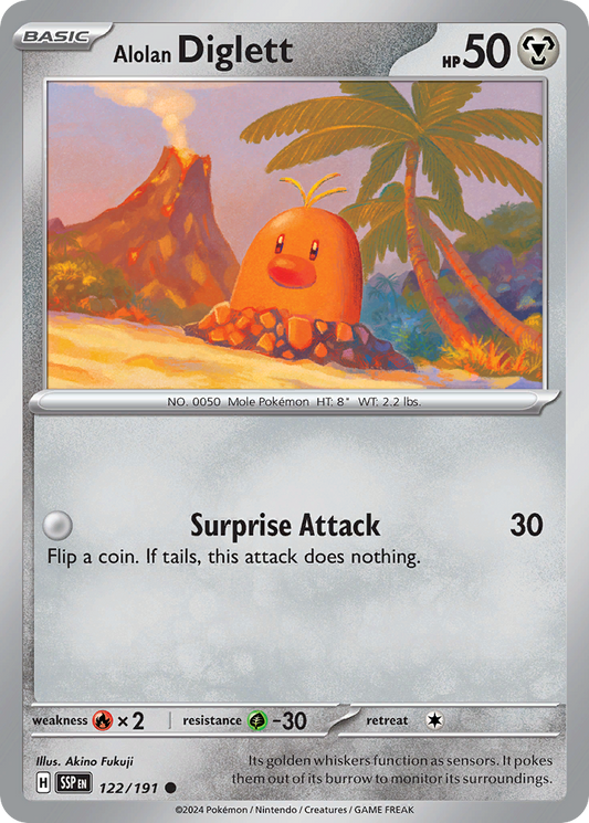 Alolan Diglett [Surging Sparks-122]