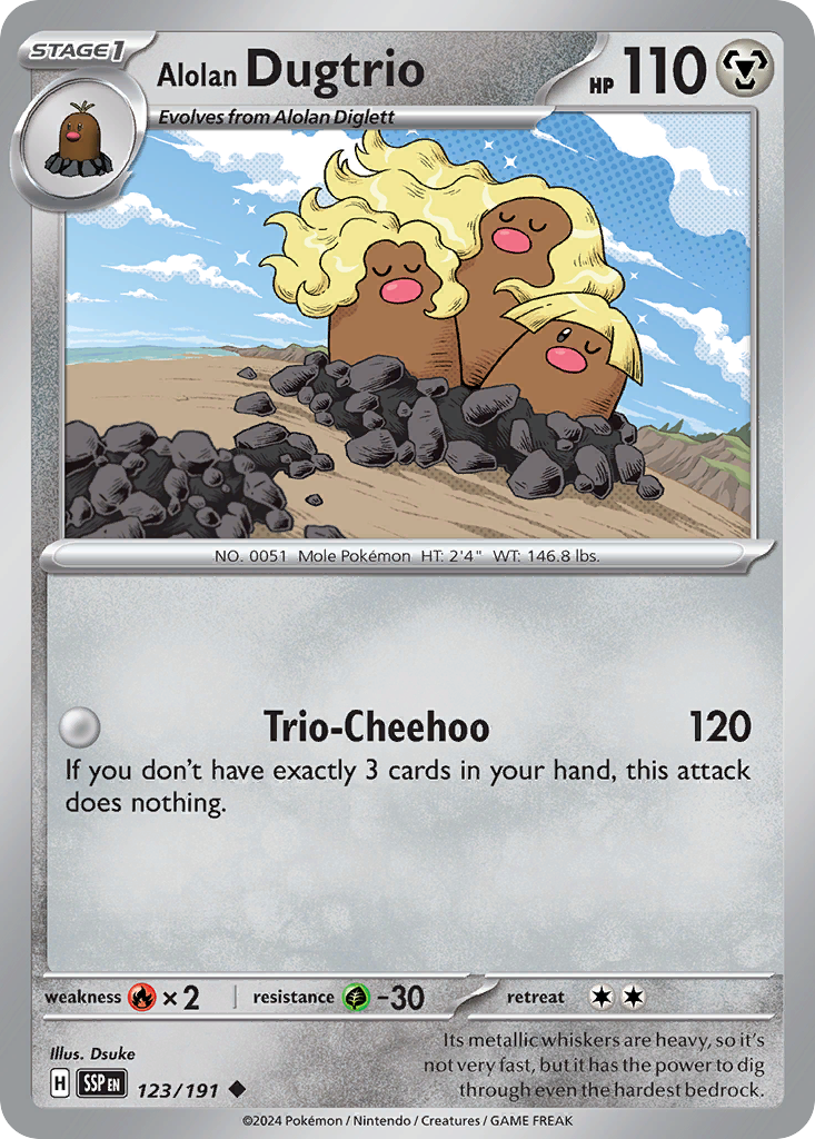 Alolan Dugtrio [Surging Sparks-123]