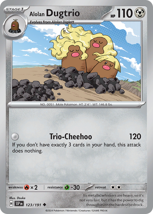Alolan Dugtrio [Surging Sparks-123]