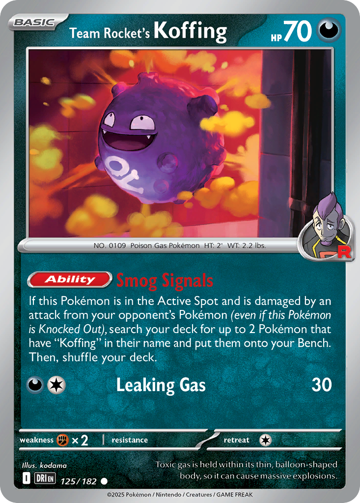 Team Rocket's Koffing [Destined Rivals-125]