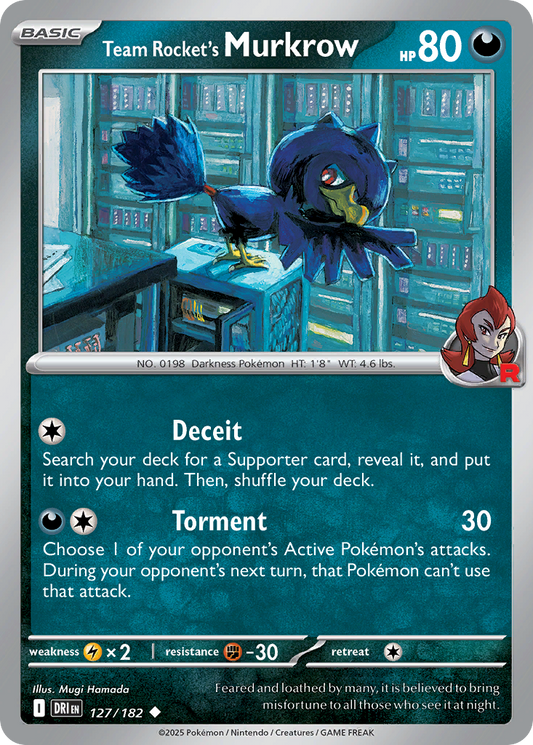 Team Rocket's Murkrow [Destined Rivals-127]