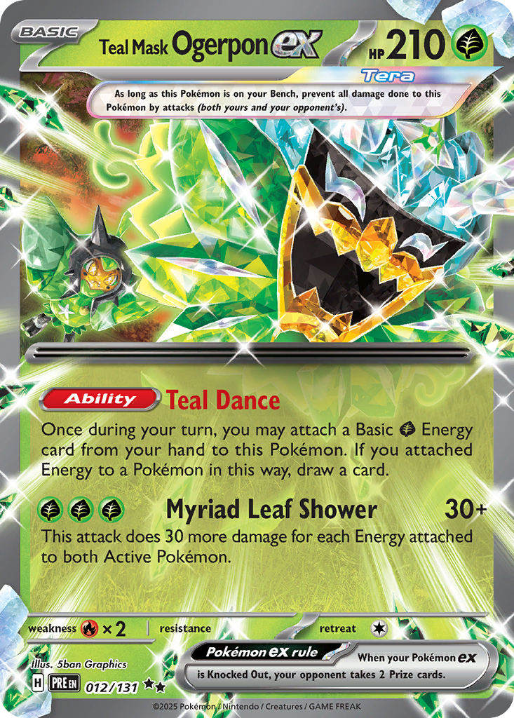 Teal Mask Ogerpon ex [Prismatic Evolutions-12]