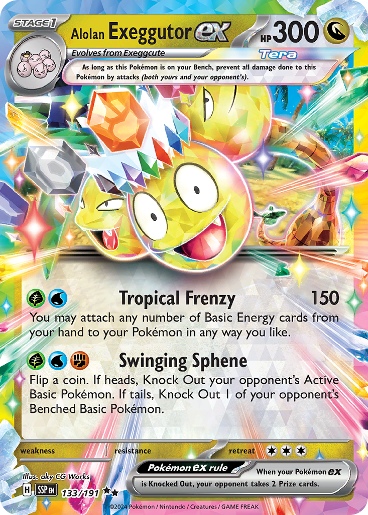 Alolan Exeggutor ex [Surging Sparks-133]