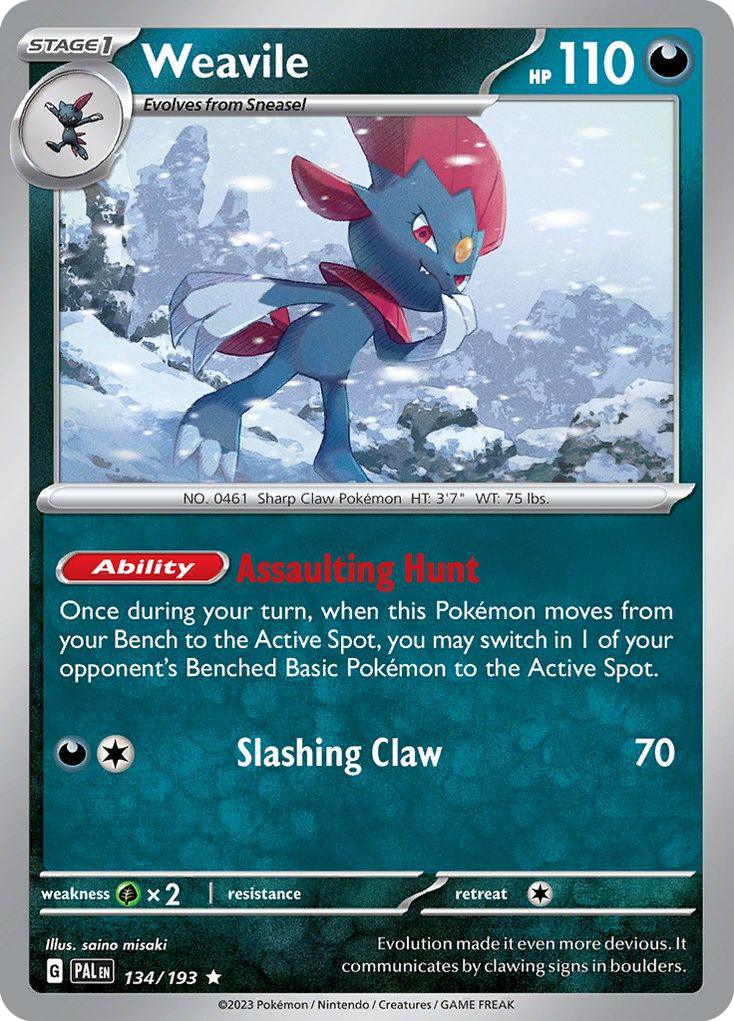Weavile [Paldea Evolved-134]