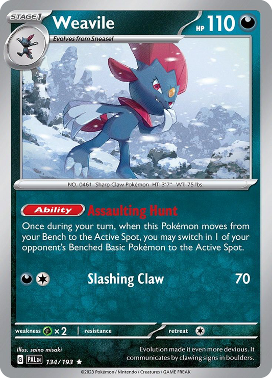 Weavile [Paldea Evolved-134]