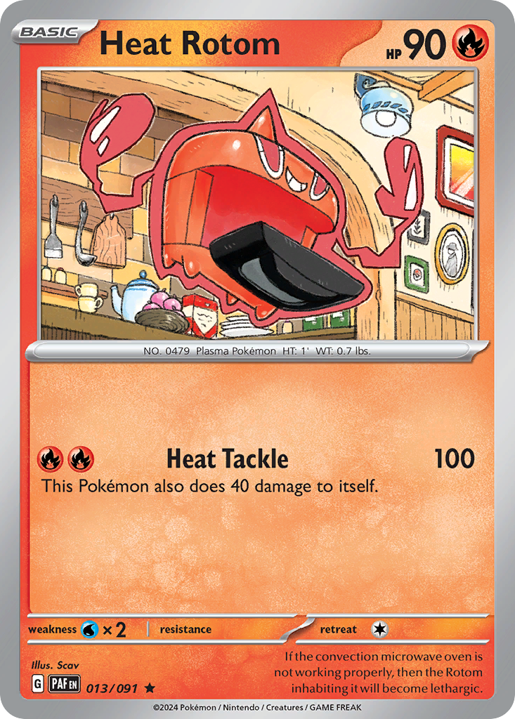 Heat Rotom [Paldean Fates-13]