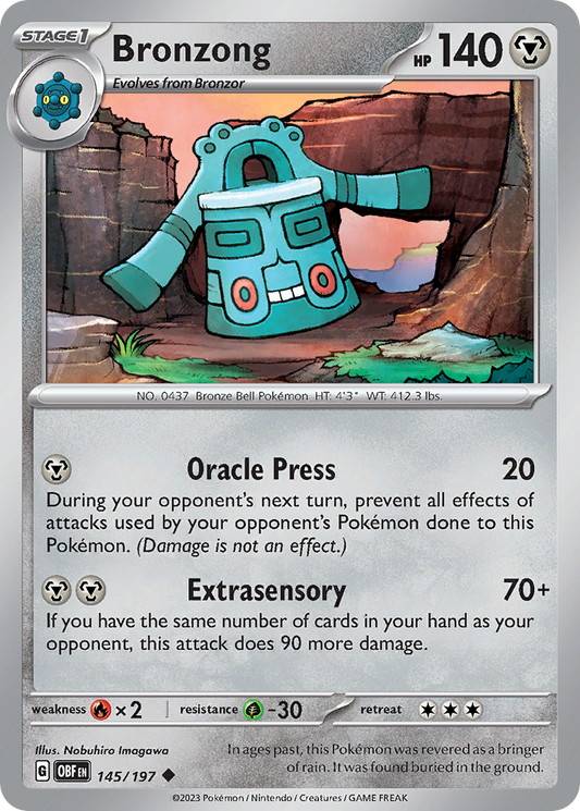 Bronzong [Obsidian Flames-145]