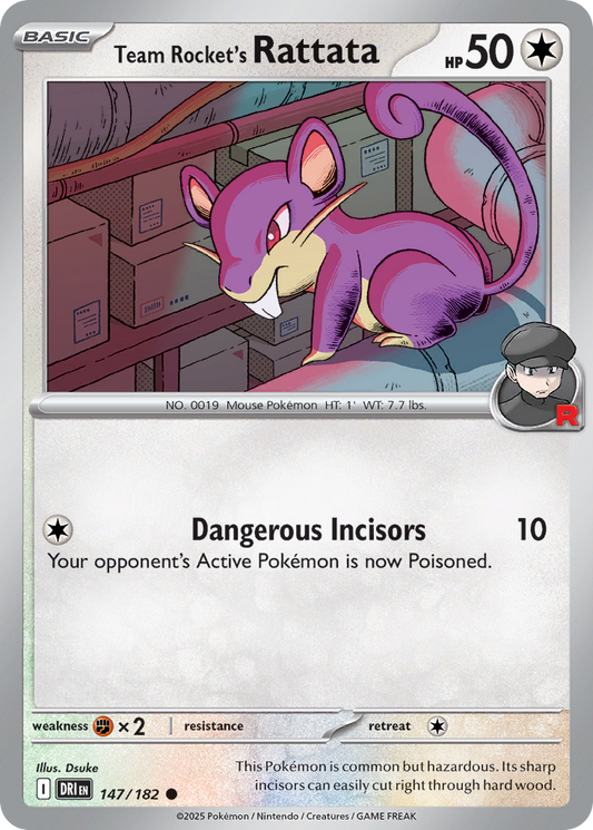 Team Rocket's Rattata [Destined Rivals-147]