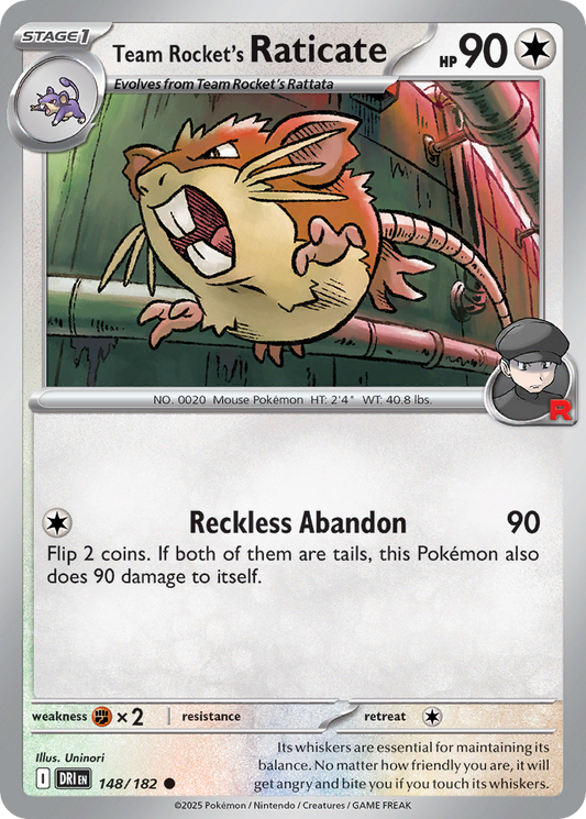 Team Rocket's Raticate [Destined Rivals-148]