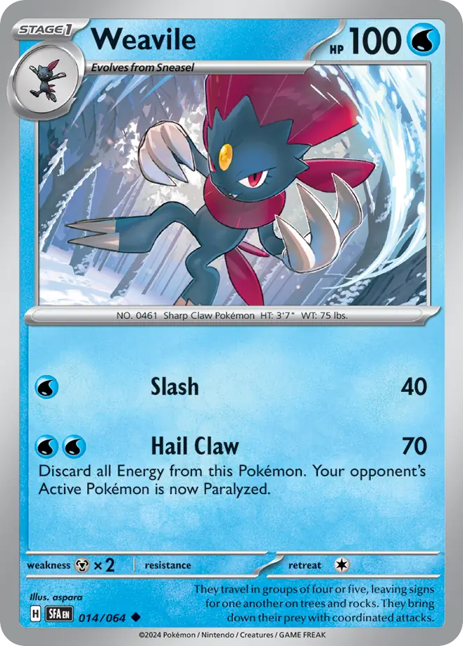 Weavile [Shrouded Fable-14]