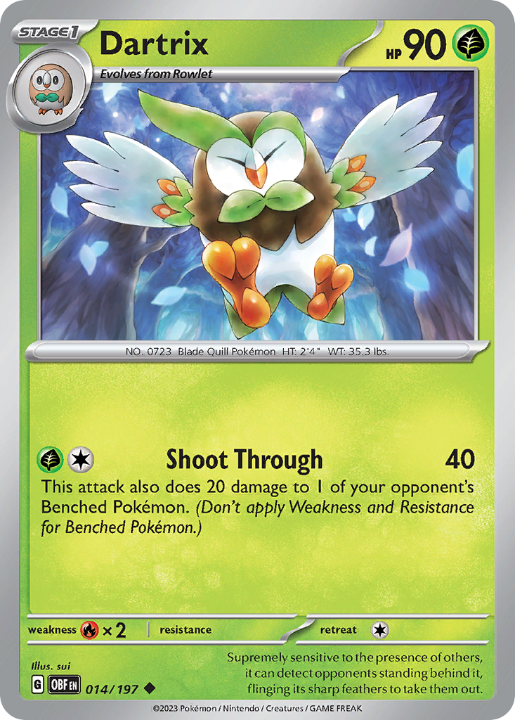 Dartrix [Obsidian Flames-14]