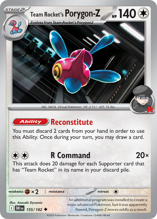 Team Rocket's Porygon-Z [Destined Rivals-155]